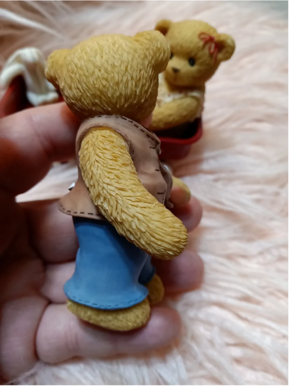 Cherishes Teddies Vernon Eva Wherever Life Takes You Red Radio Flyer Wagon Ride